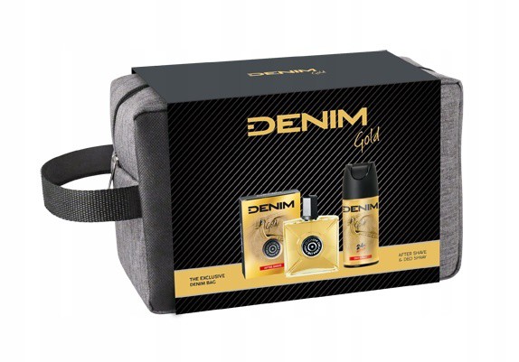 Kazeta Denim Gold/Taška AS+deo | Kosmetické a dentální výrobky - Pánská kosmetika - Dárkové kazety